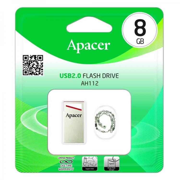 دیدنگار|فلش مموری|فلش مموری 8G اپیسر USB Flash 112 Apacer 8G USB 2