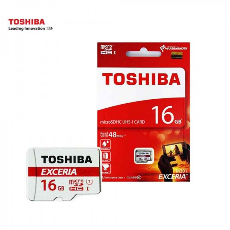 دیدنگار|کارت میکرو اس دی|micro sd card|رم موبایل میکرو اس دی Micro SD Toshiba 16GB – 48MB/s