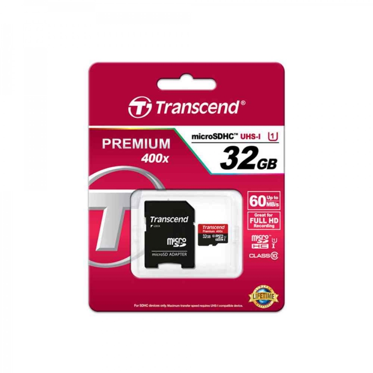 دیدنگار|کارت میکرو اس دی|micro sd card|رم موبایل میکرو اس دی Micro SD Transcend 32GB – 60MB/s