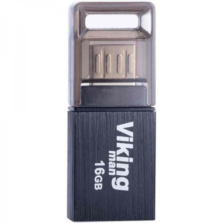 دیدنگار|فلش مموری|فلش مموری 16G وایکینگ من USB Falsh 107 OTG Vikingman 16GB USB 2