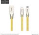 .کابل شارژ USB به MicroUSB و Apple هوکو مدل U9