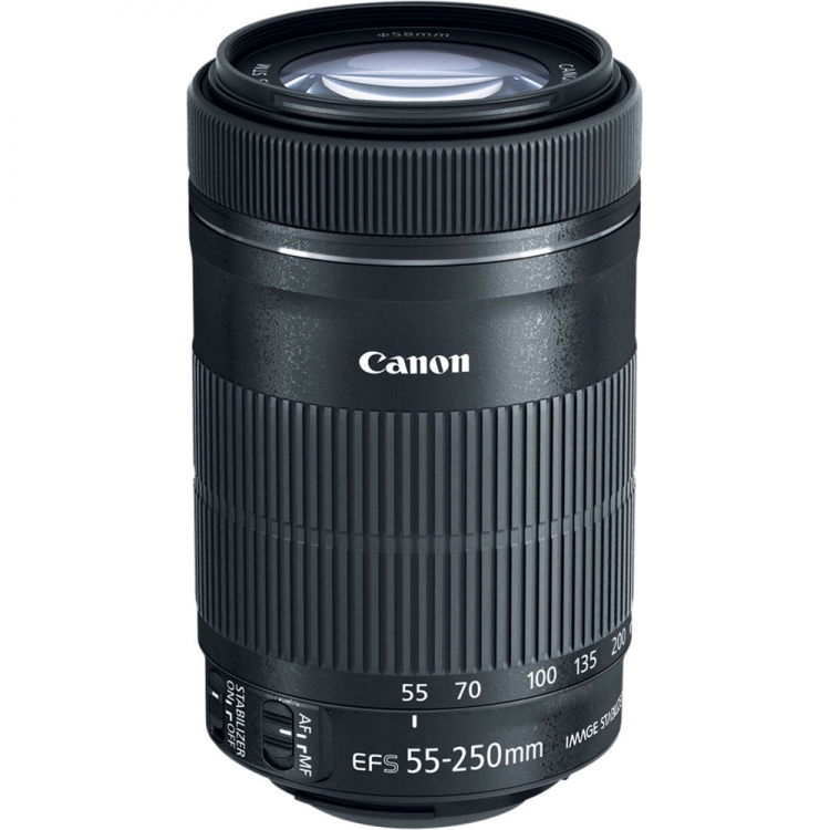 دیدنگار|لنز کانن canon|لنز کانن Canon EF-S 55-250mm f/4-5.6 IS STM